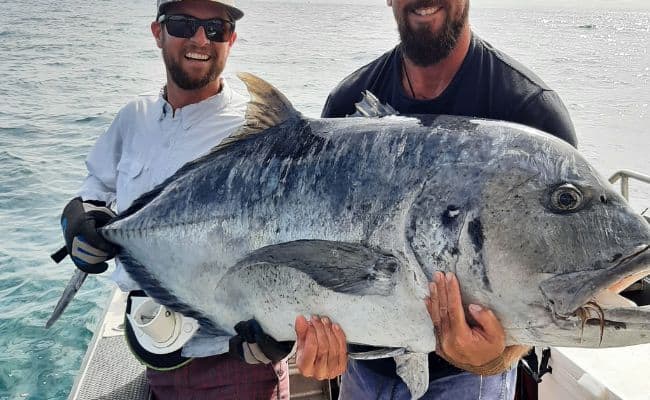 GT fishing rarotonga